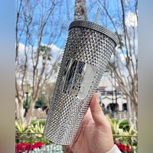 NEW Mickey Mouse Disney 100 Starbucks Tumbler Disneyland ~ Silver